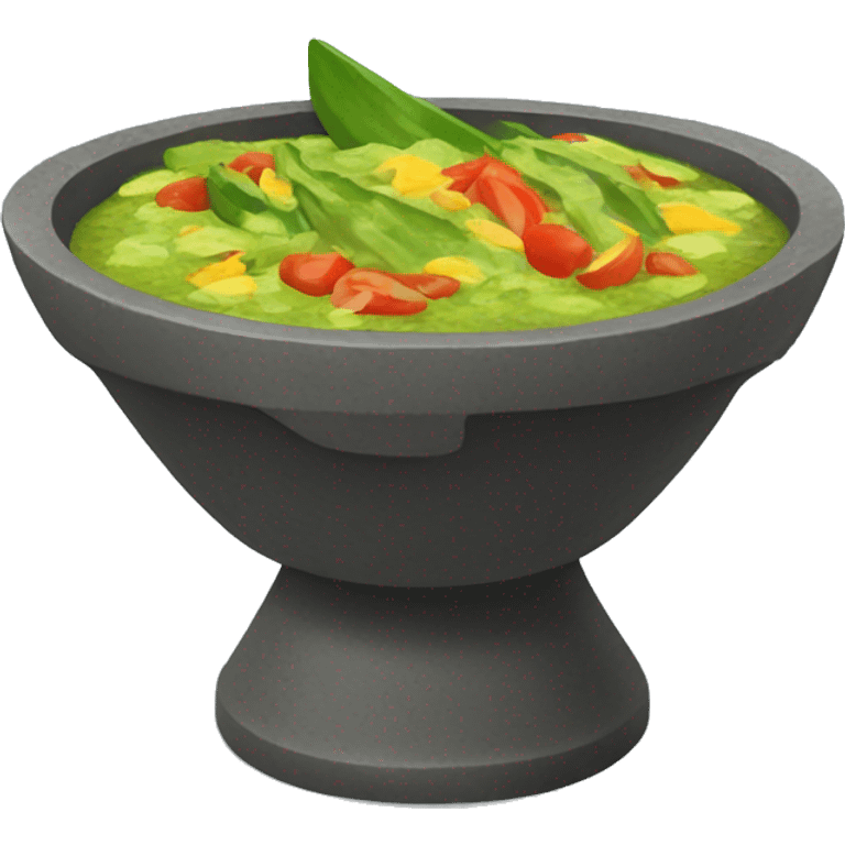 molcajete de aguachile emoji