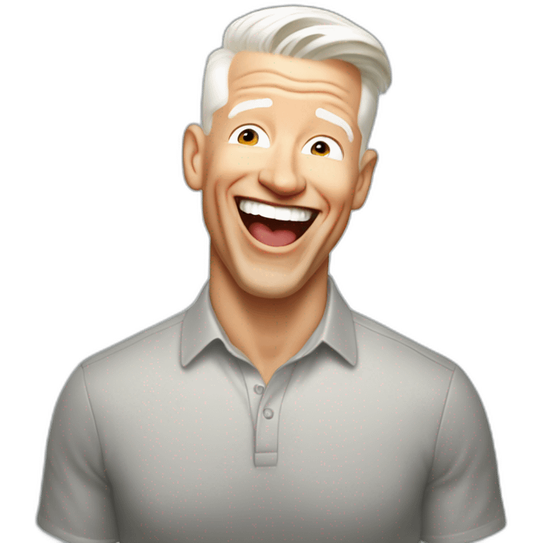  Anderson cooper laughing hysterically squinting emoji