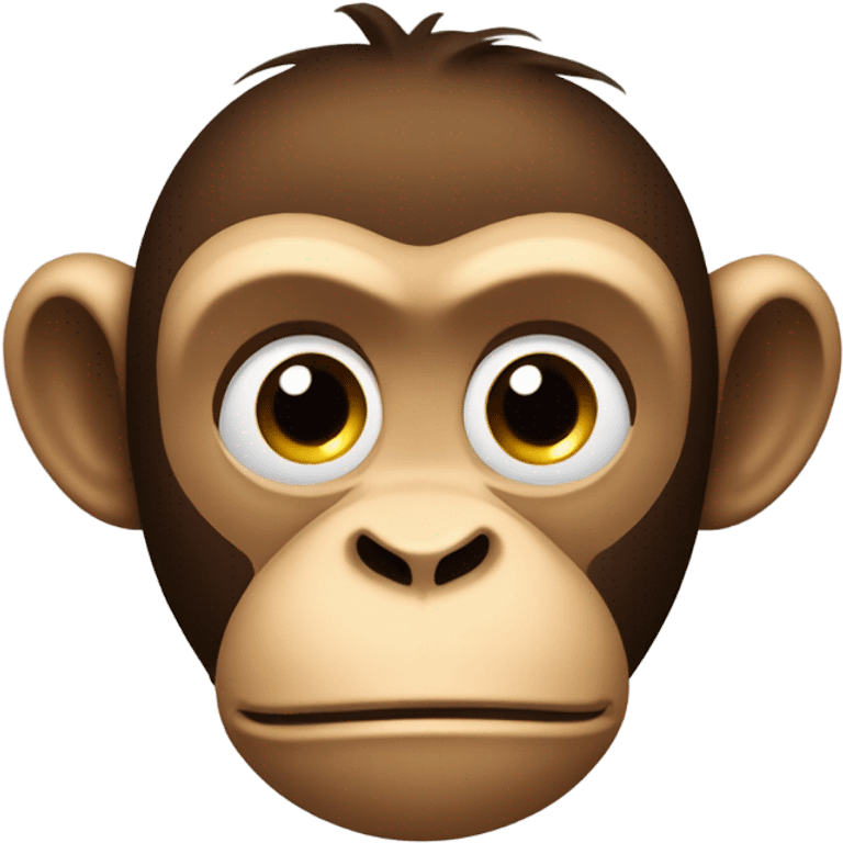 Sarcastic monkey  emoji