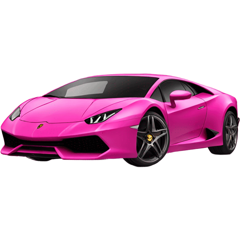 Hit pink lambo emoji