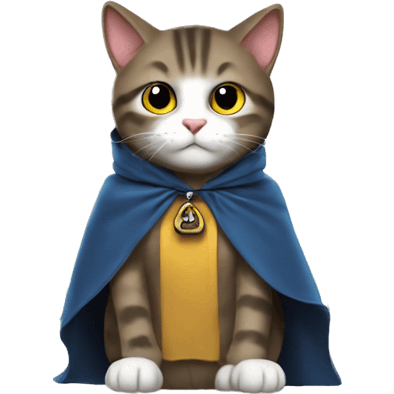  JR crypto writing cape-wearing cat emoji