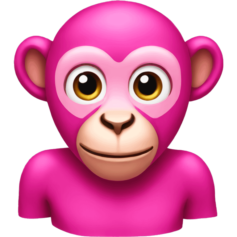 Pink monkey  emoji