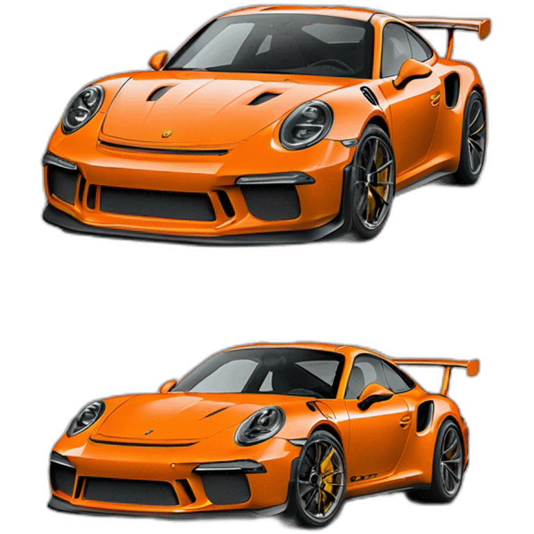 porsche 992 gt3 rs logo emoji