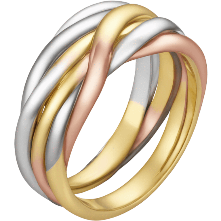 cartier trinity ring emoji