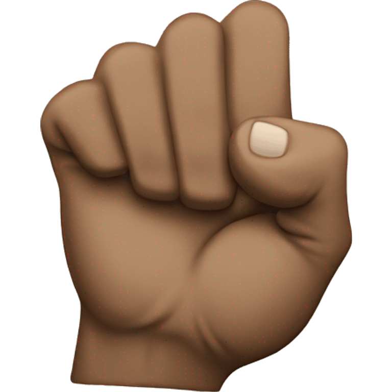  left fist in the air, write revolution emoji