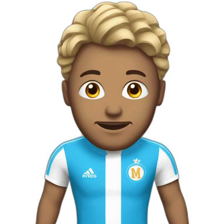 Olympique de Marseille supporter emoji