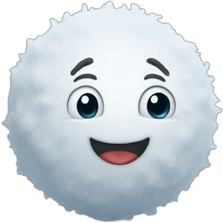 Snowball emoji