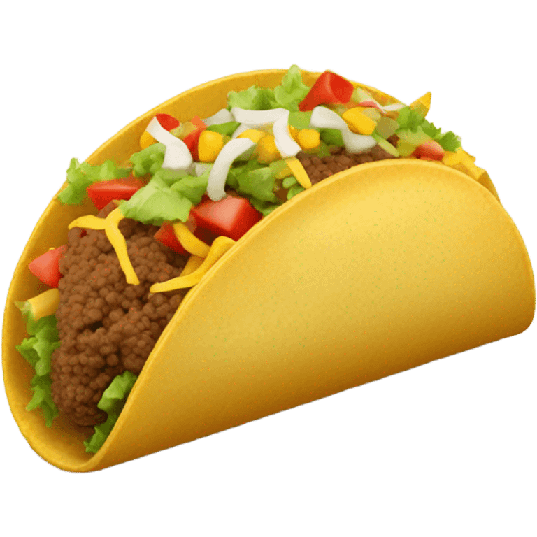 Hairy taco food emoji