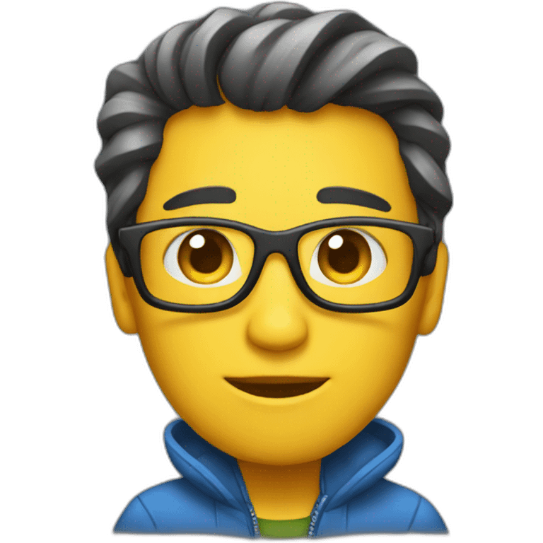 Developer with a mac emoji