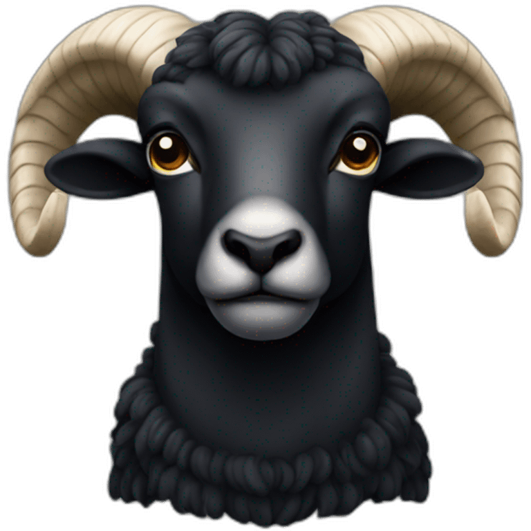 Ram negra emoji