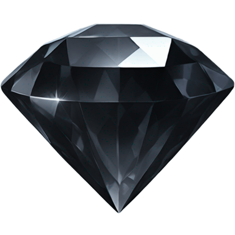 Black diamond emoji