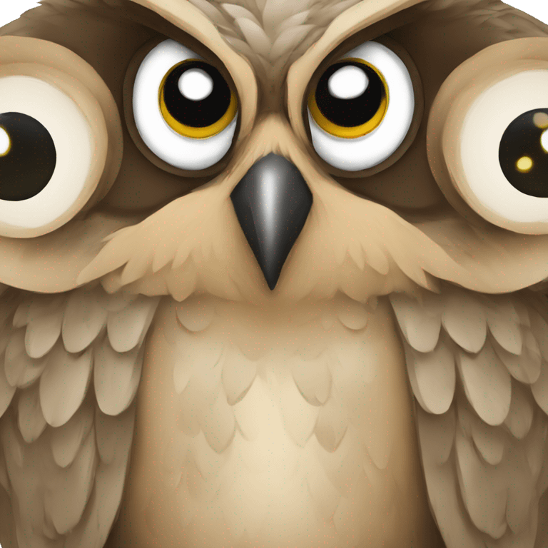 owl portraut emoji