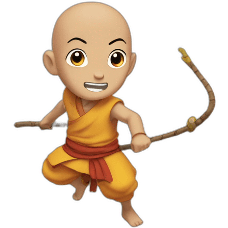 Aang bending air emoji