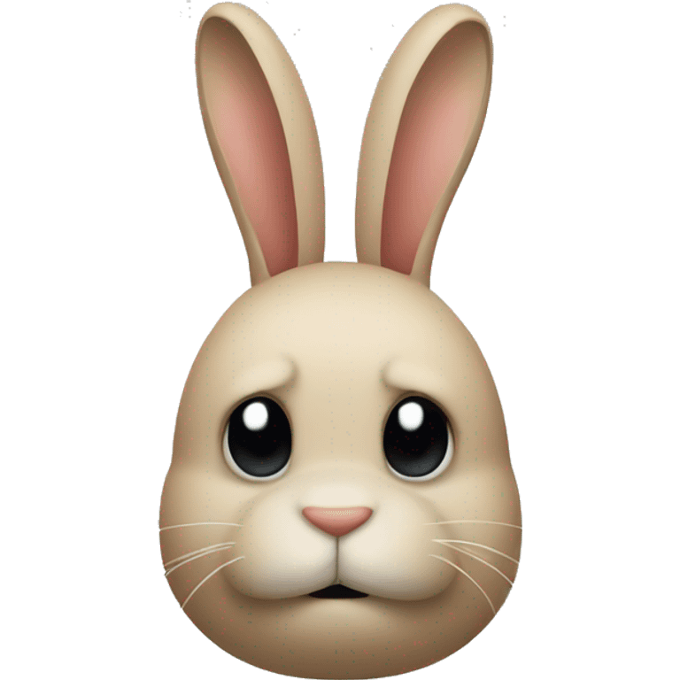 rabbit body unhappy emoji