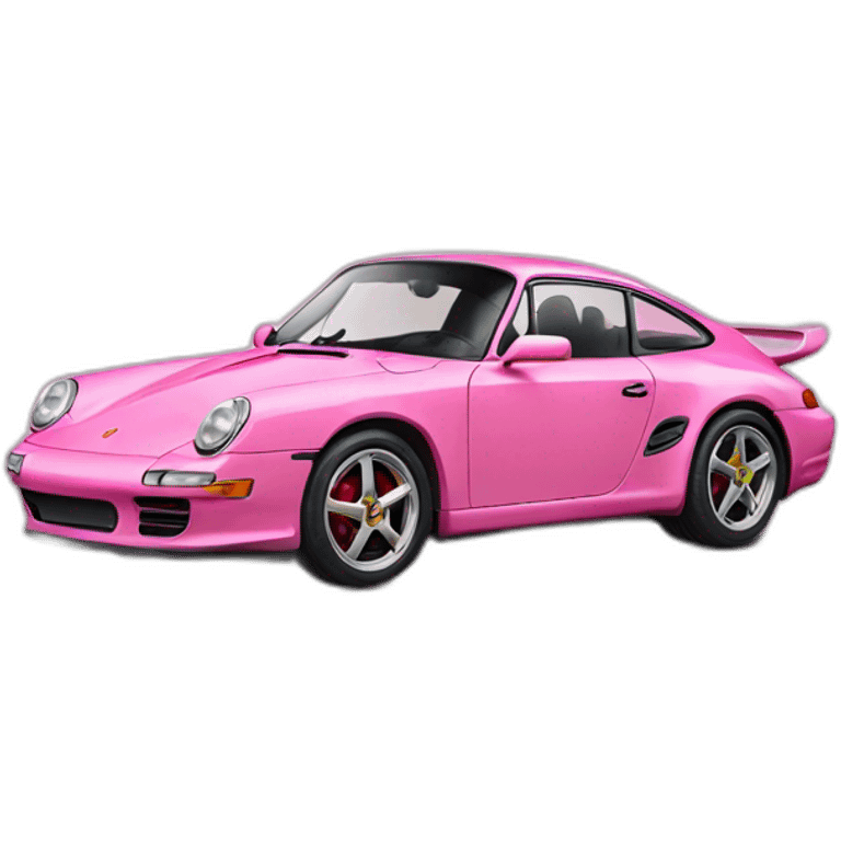 Pink Porsche  emoji