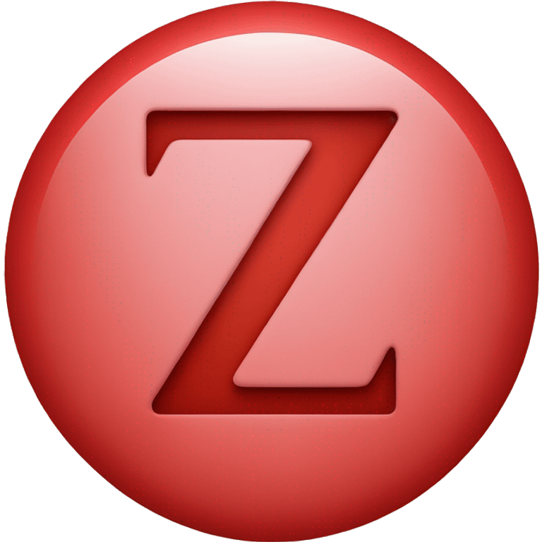 Red circle with letter z emoji