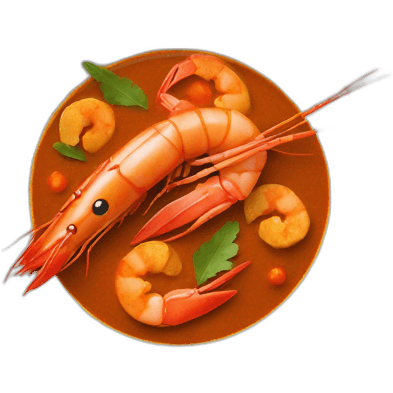 Prawn curry emoji