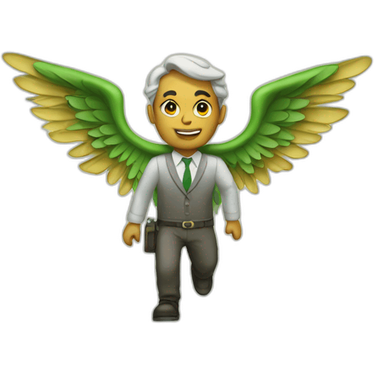 cash with wings emoji