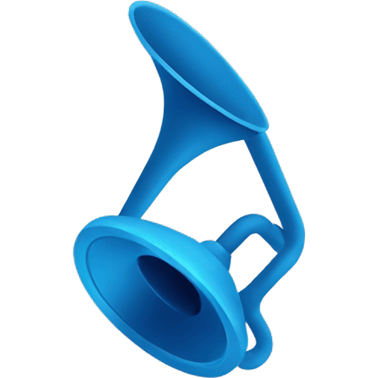 mégaphone bleu emoji