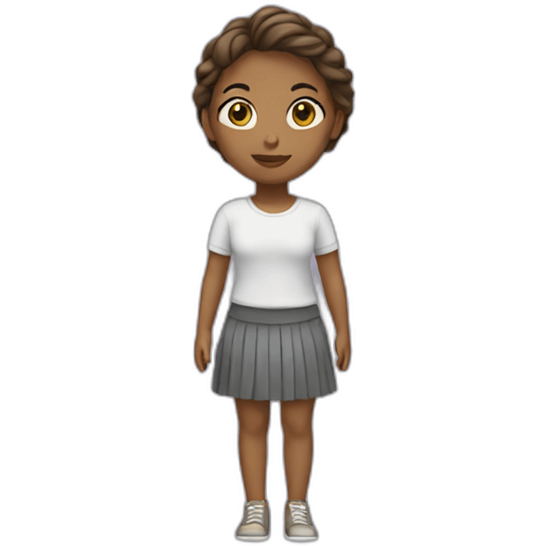 girl-in-a-skirt emoji