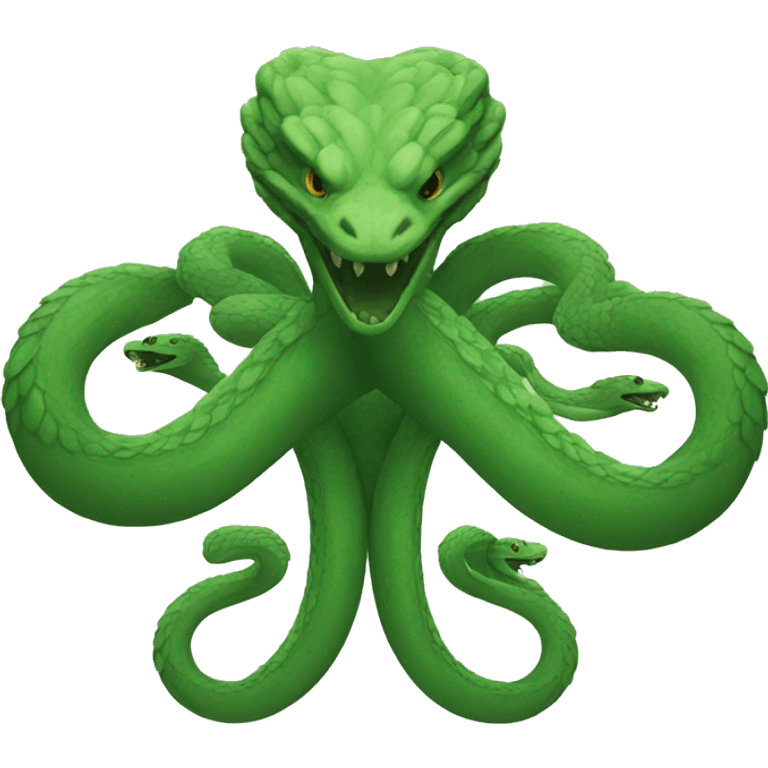 Three headed hydra emoji