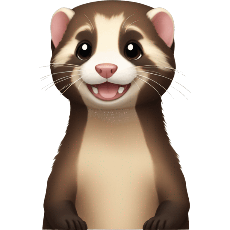 Sable mitt ferret  emoji