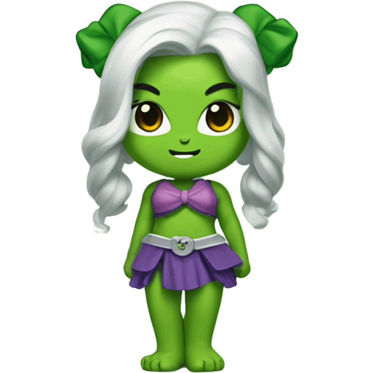 hello kitty as hulk emoji