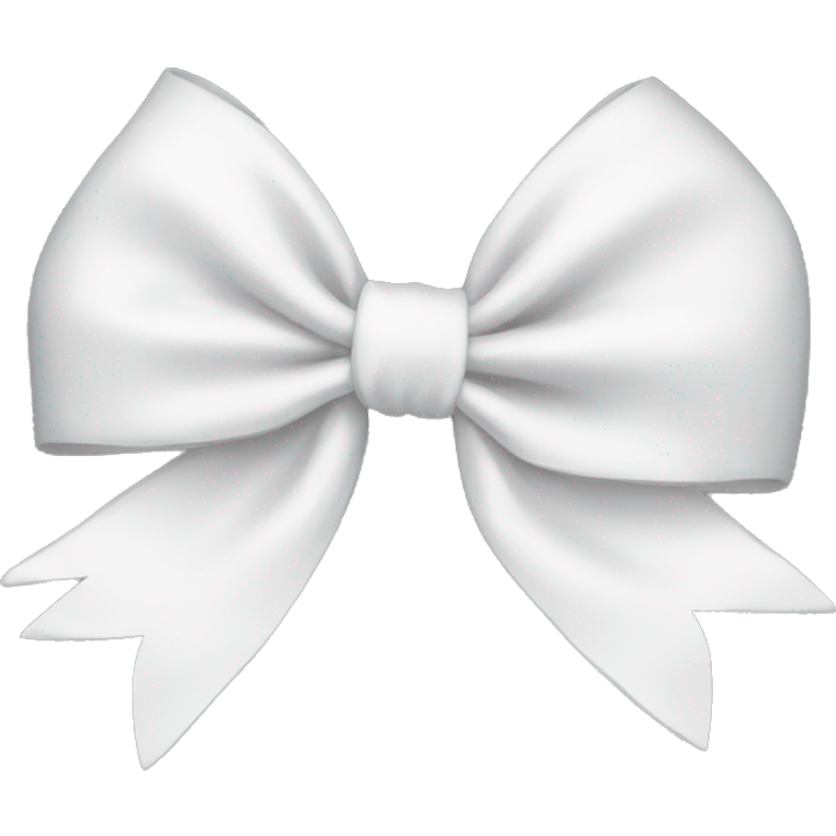 White bow emoji