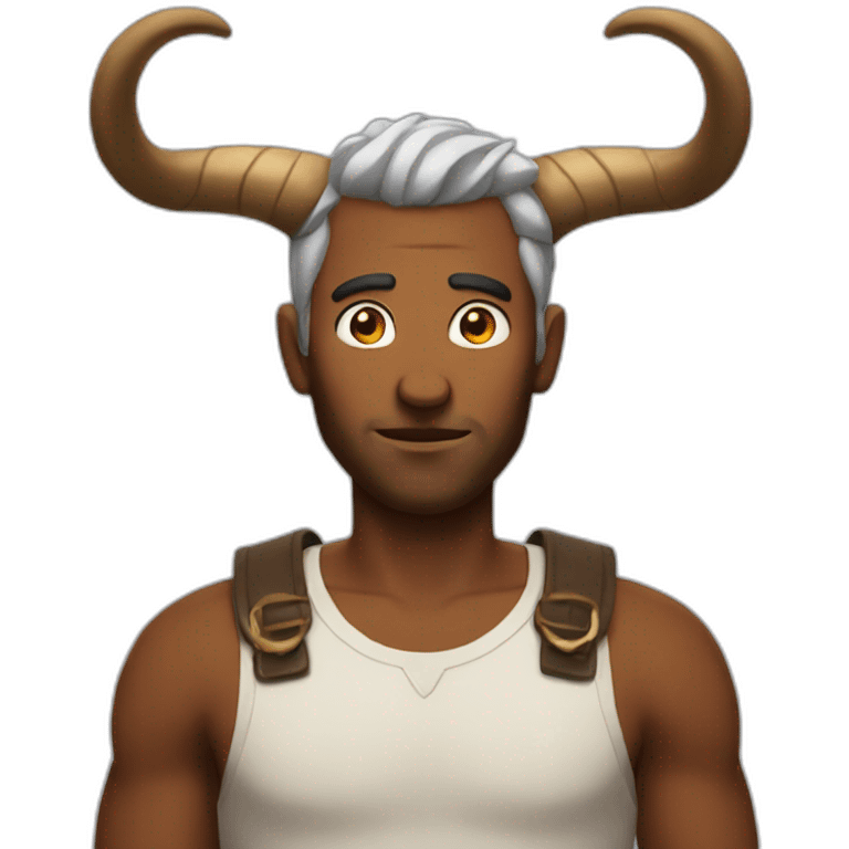 guy with horns bold emoji