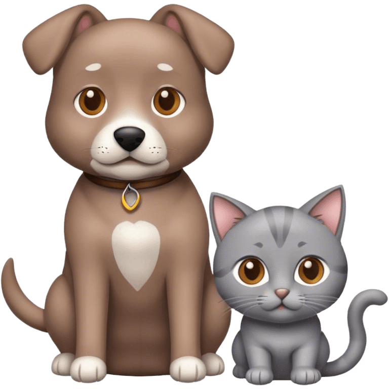 dog and cat emoji