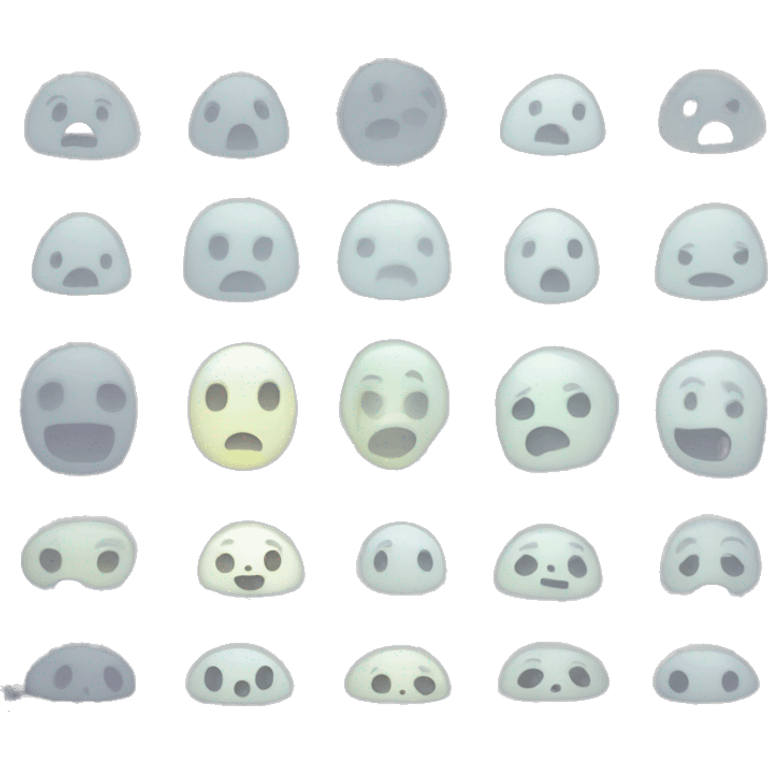 Loving, Glowing,Ghostly, Invisible emoji