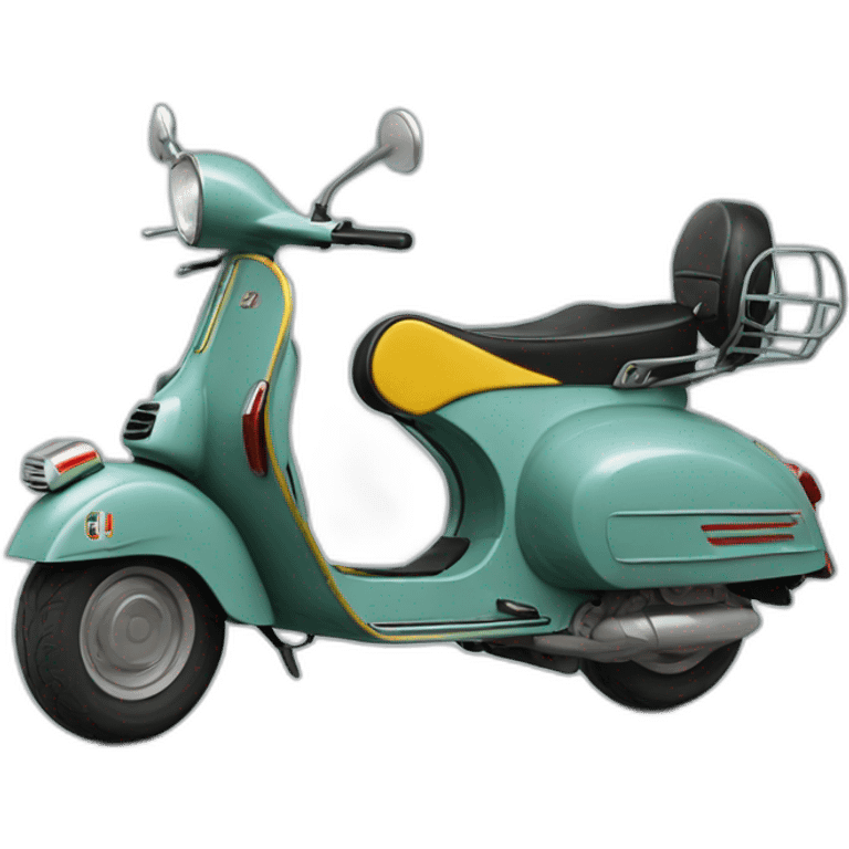 Vespa de carreras emoji