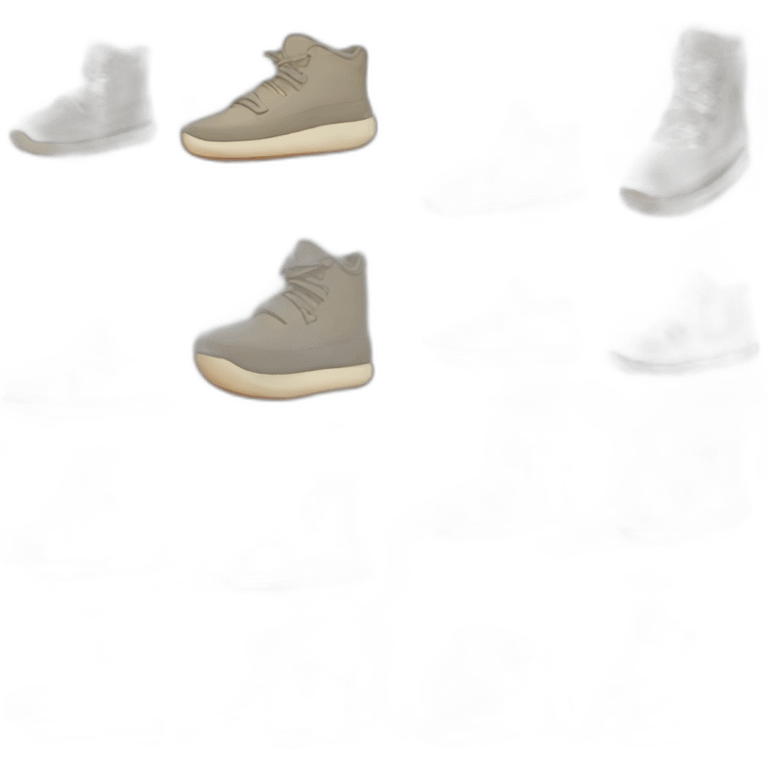 Yeezy shoes emoji