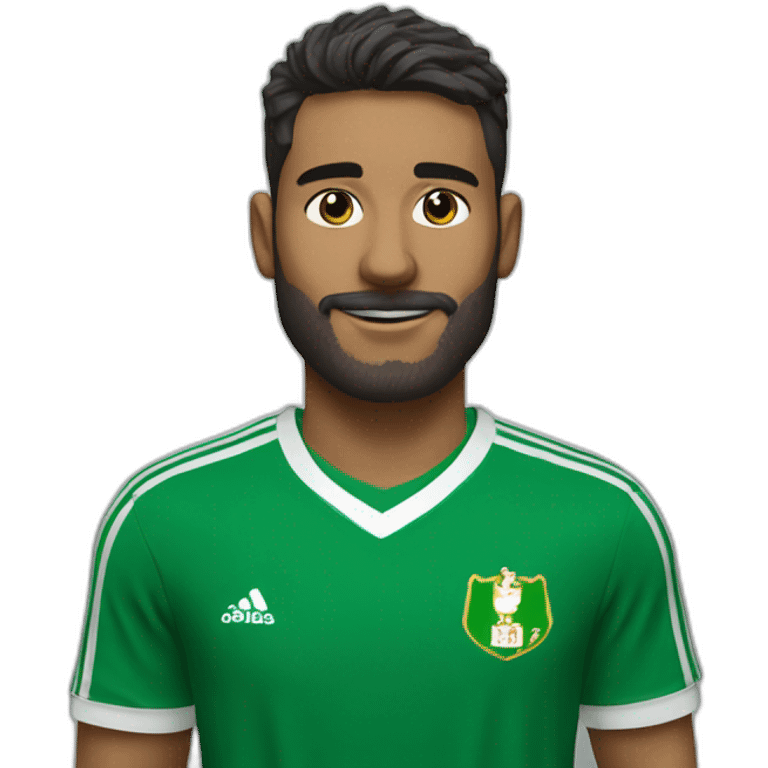 Un lorito con la camiseta del betis emoji