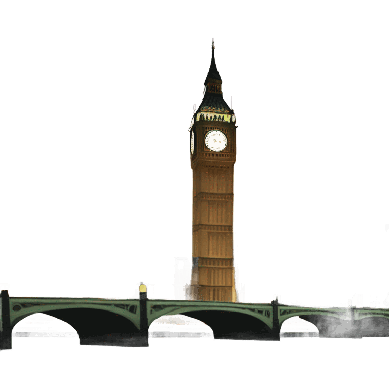 The Big Ben and the london eye  emoji