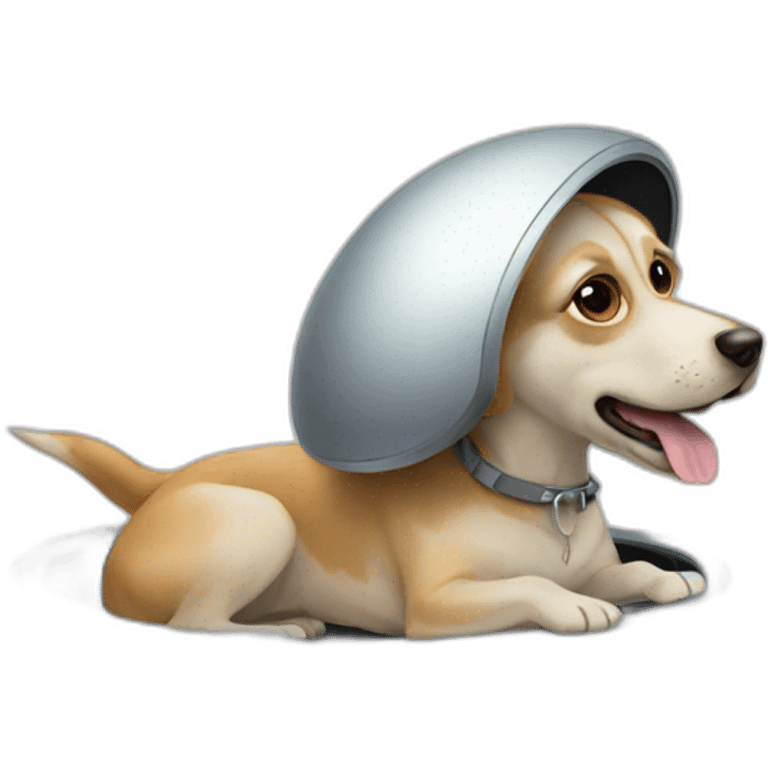 dog in a ufo emoji