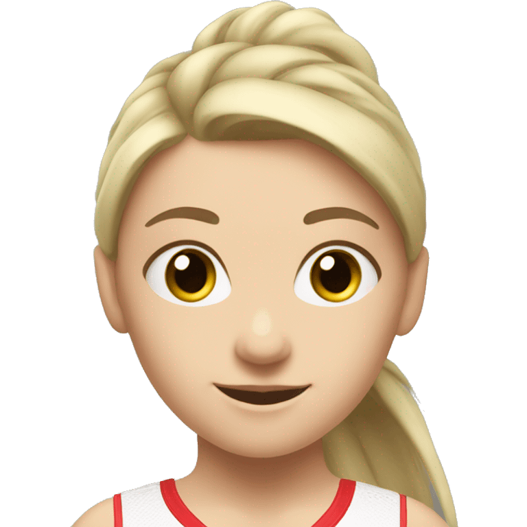 summer olympics gymnastics caucasian girl emoji