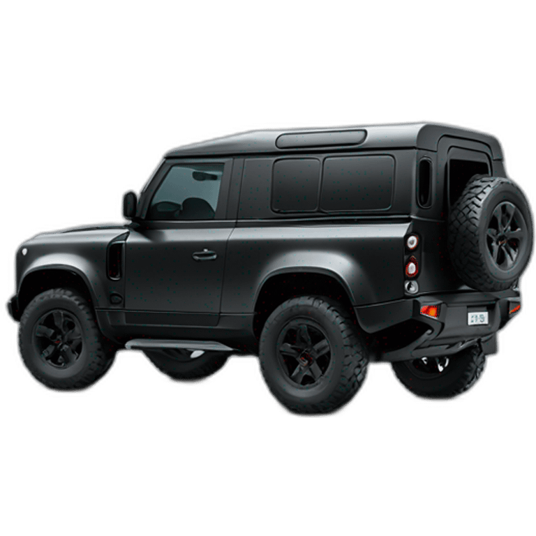 new defender 110 black emoji