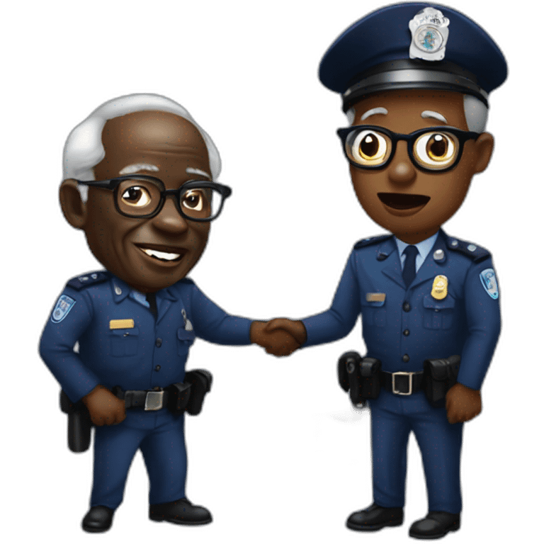 Bola Ahmed Tinubu getting arrested emoji