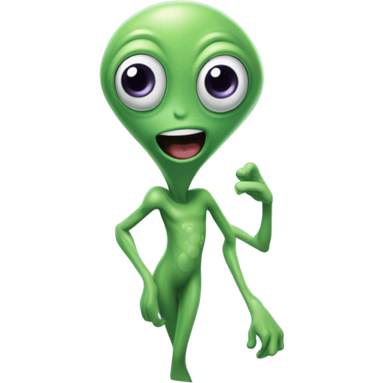 Delusional alien emoji