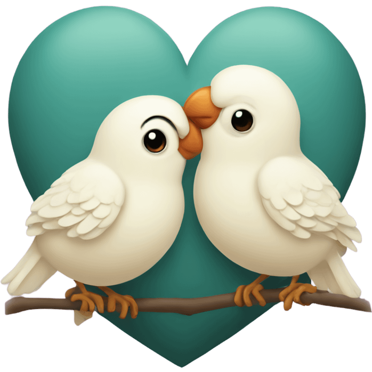 cute love birds emoji