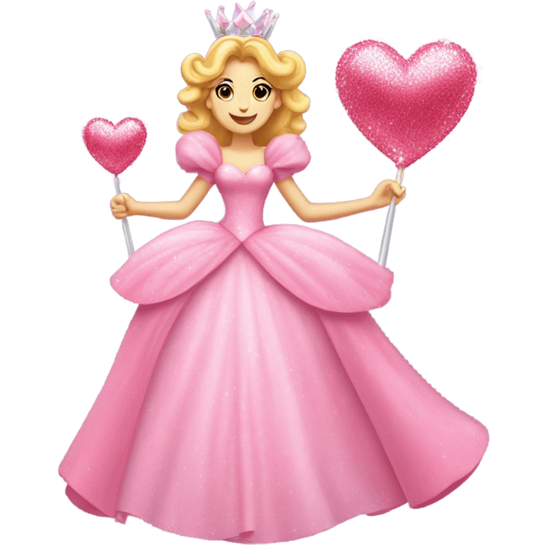 glinda the witch pink heart  emoji