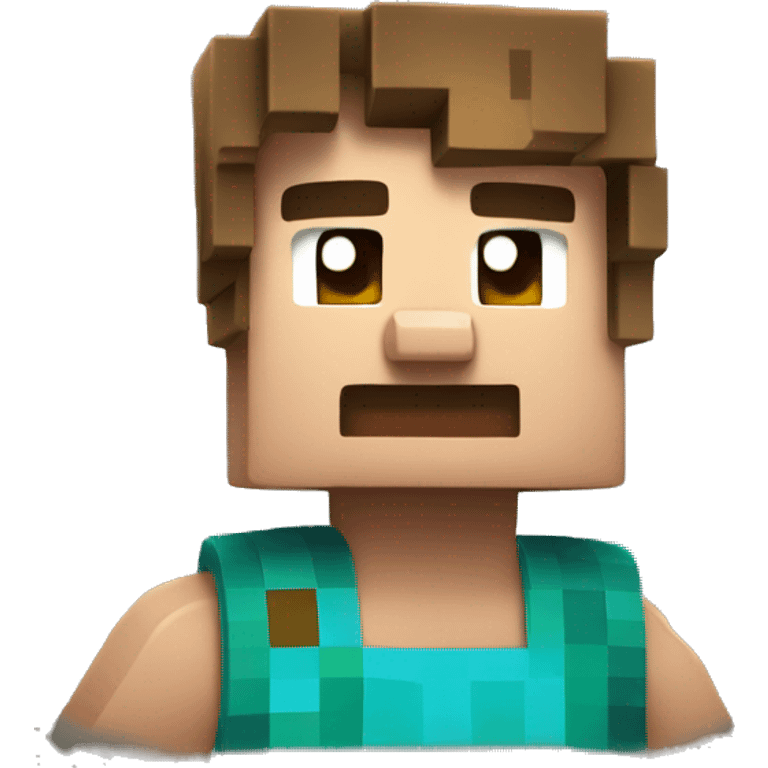 Minecraft steve  emoji