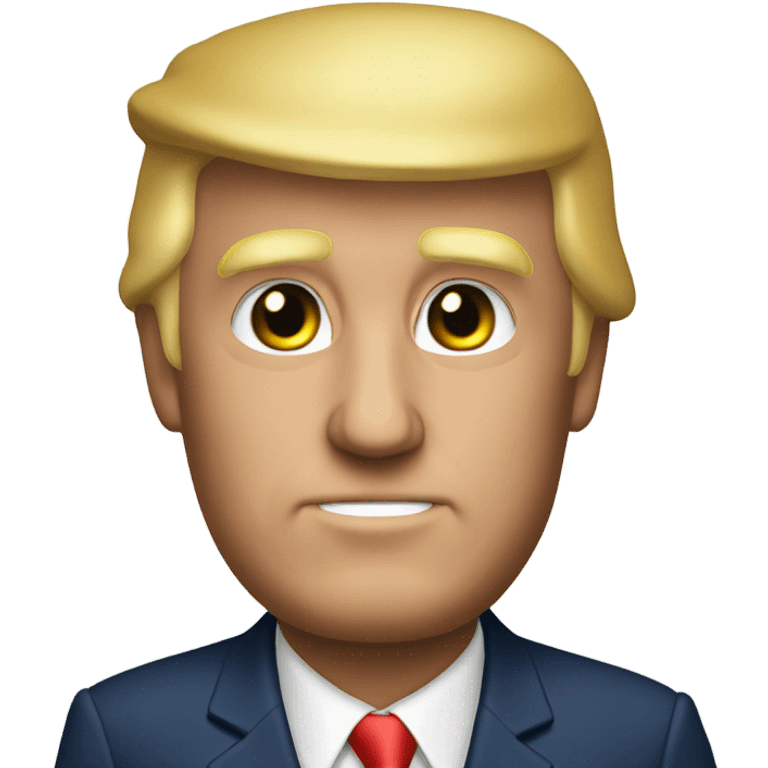 Trump with unio jack emoji