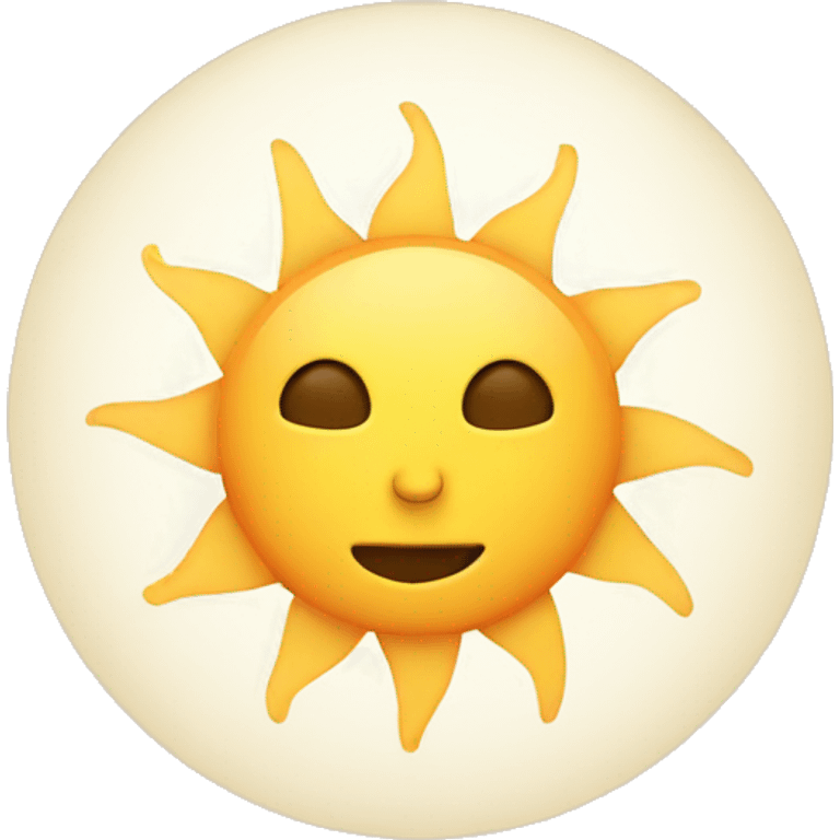 sun that inspires calm emoji