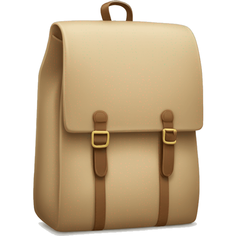 beige book bag emoji