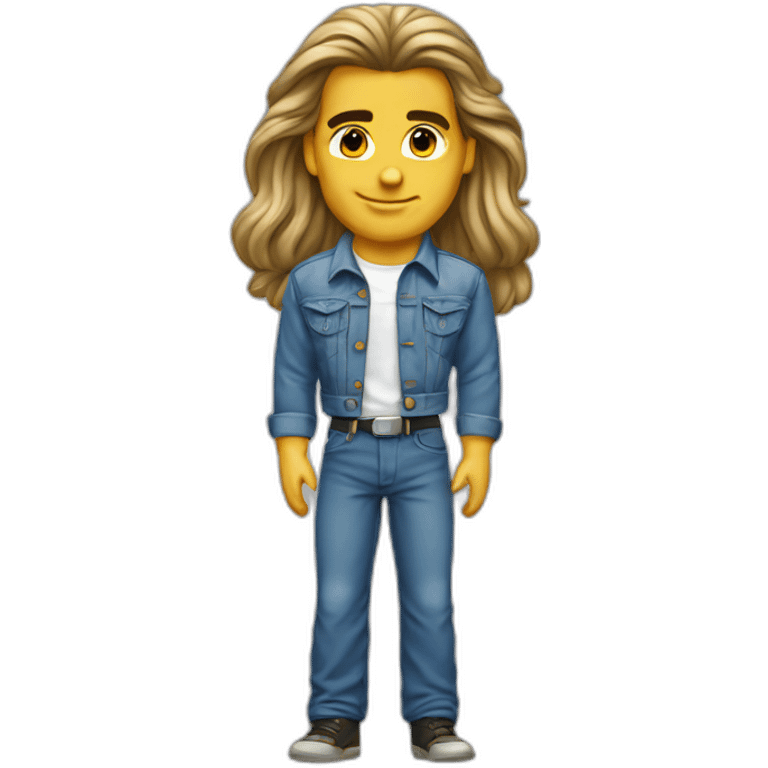 fabio in the 80s emoji