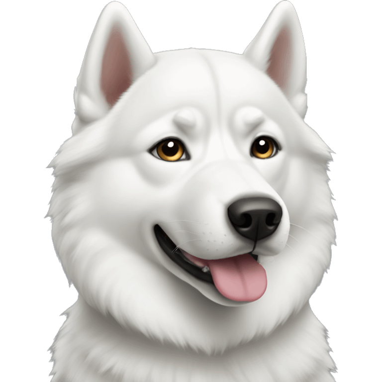 White husky  emoji