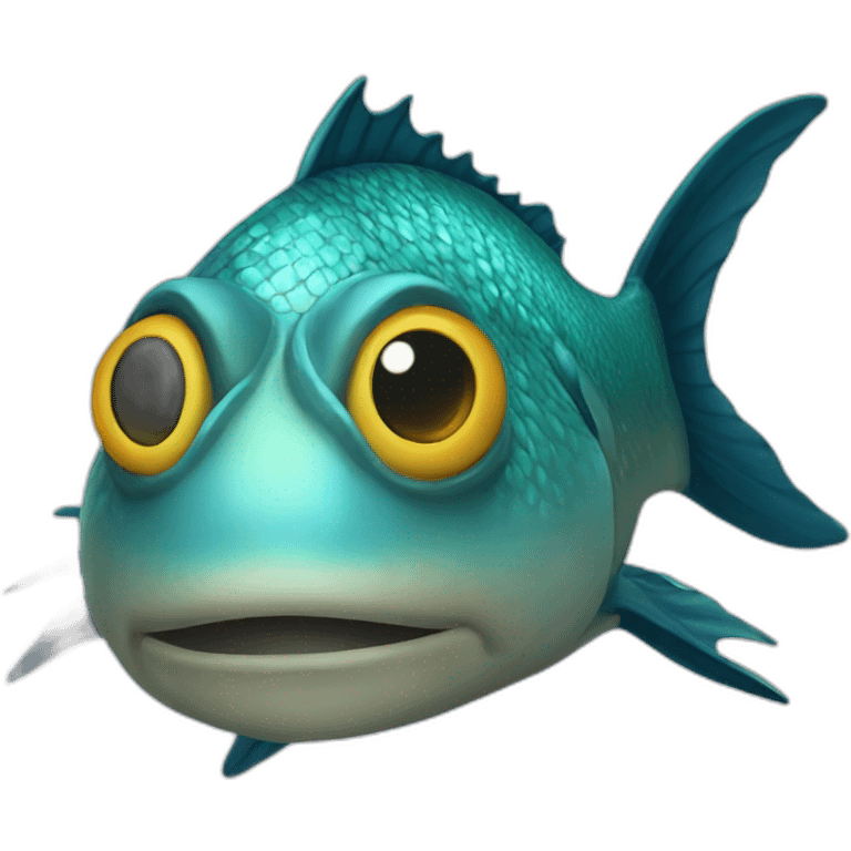 Poisson combatant emoji