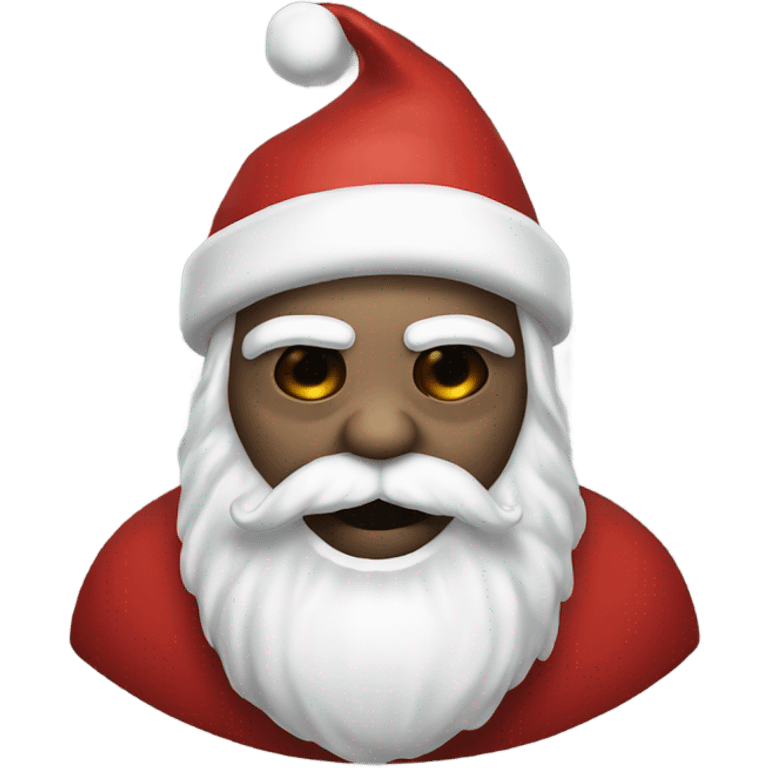 Santa with skull emoji